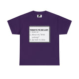 Cruise To Do List Unisex Heavy Cotton Tee