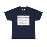 Cruise To Do List Unisex Heavy Cotton Tee