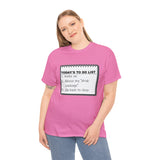 Cruise To Do List Unisex Heavy Cotton Tee