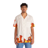 Got The Flame Button Up